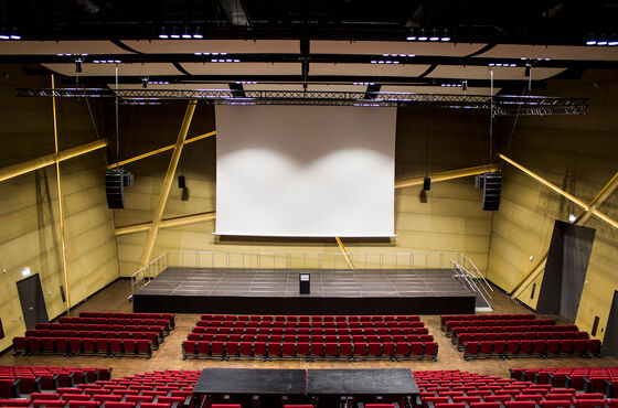 Innenansicht Libeskind Auditorium 1.001 Sitzplätze